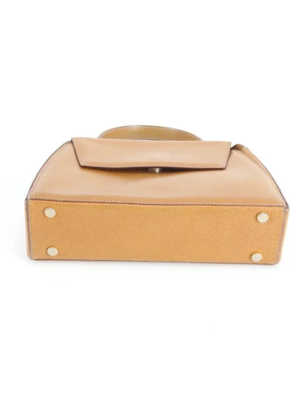 ★SOLD★ Celine Vintage Leather Handbag Tote Brown Ebm - Picture 6 of 9